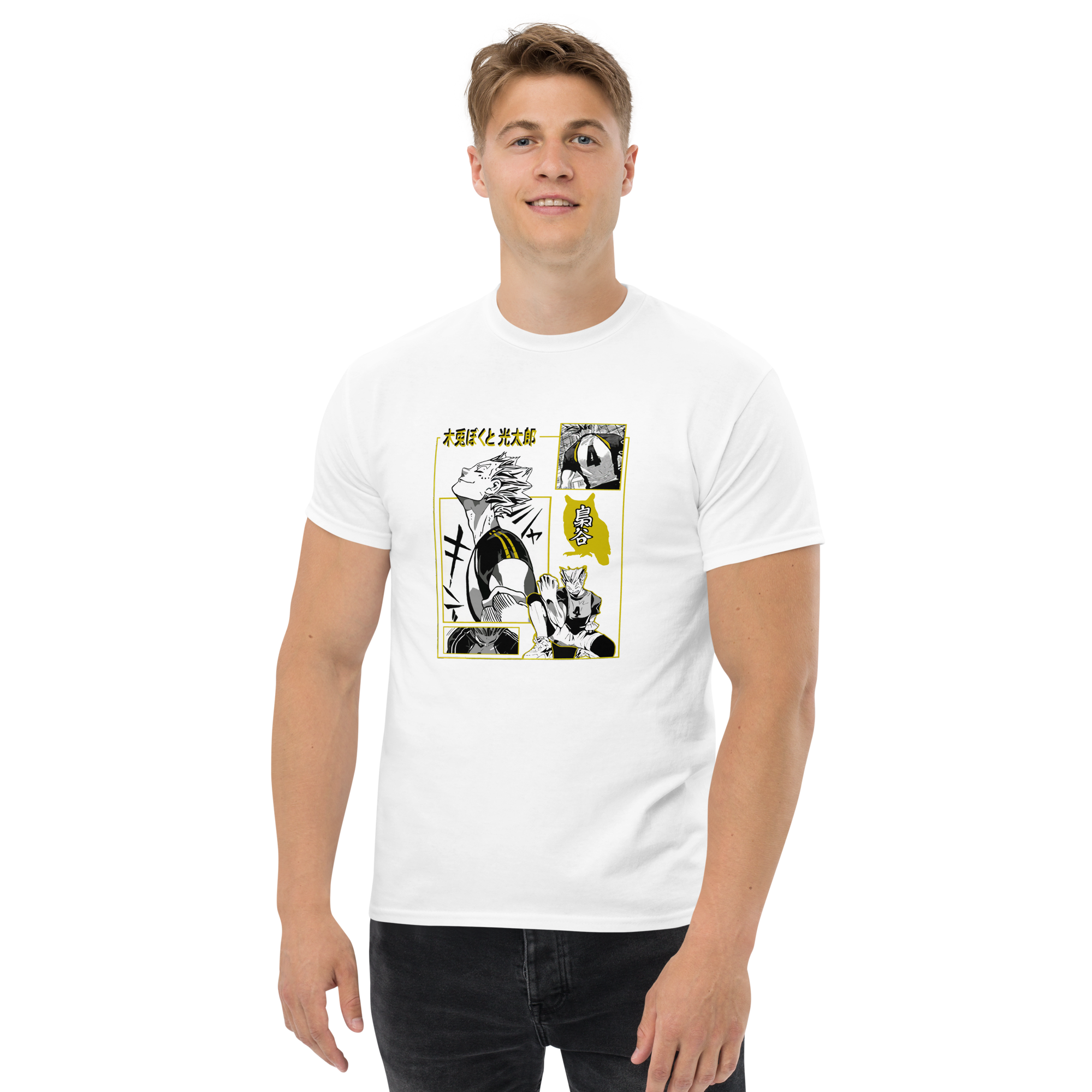 camiseta hombre bokuto haikyuu