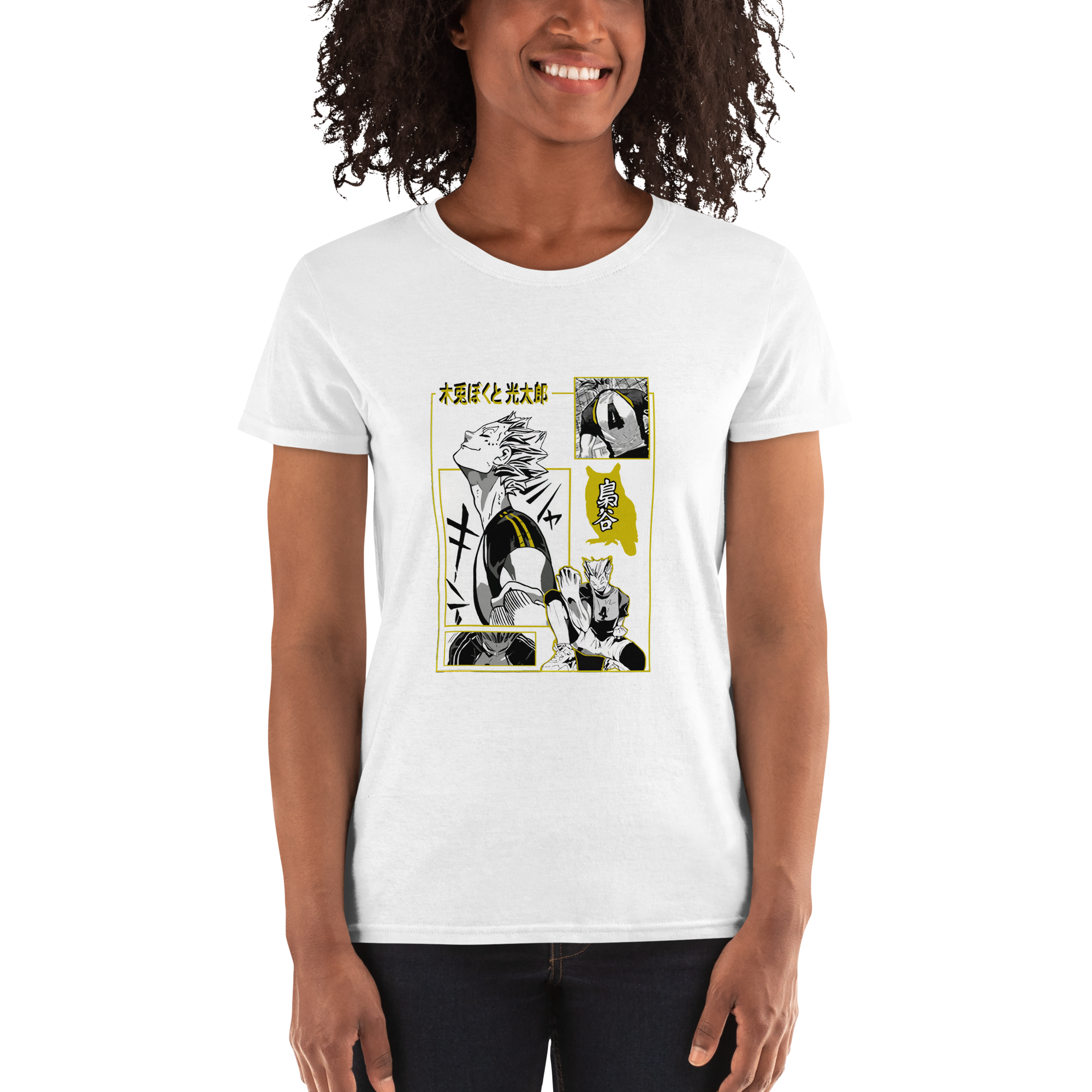camiseta mujer bokuto haikyuu