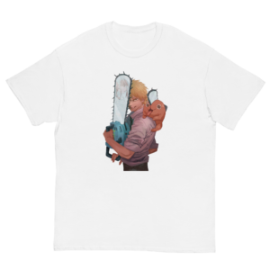 camiseta barata pochita chainsaw man