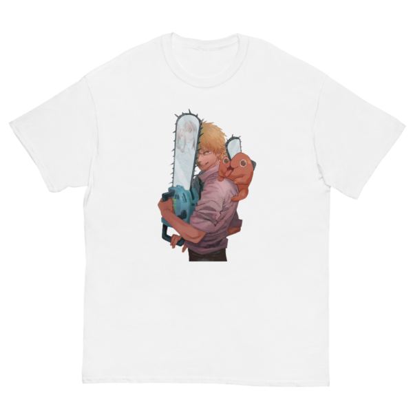 camiseta barata pochita chainsaw man