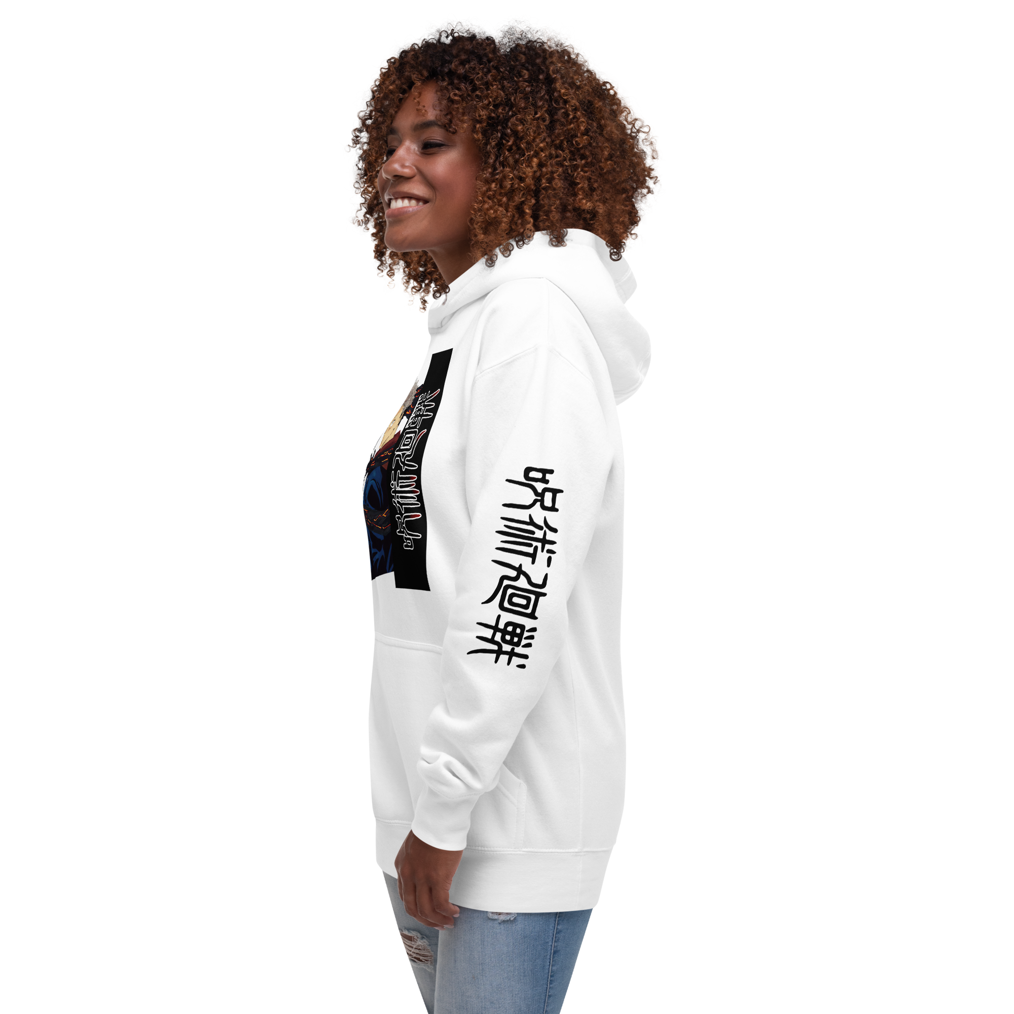 sudadera blanca mujer Yuuji Itadori