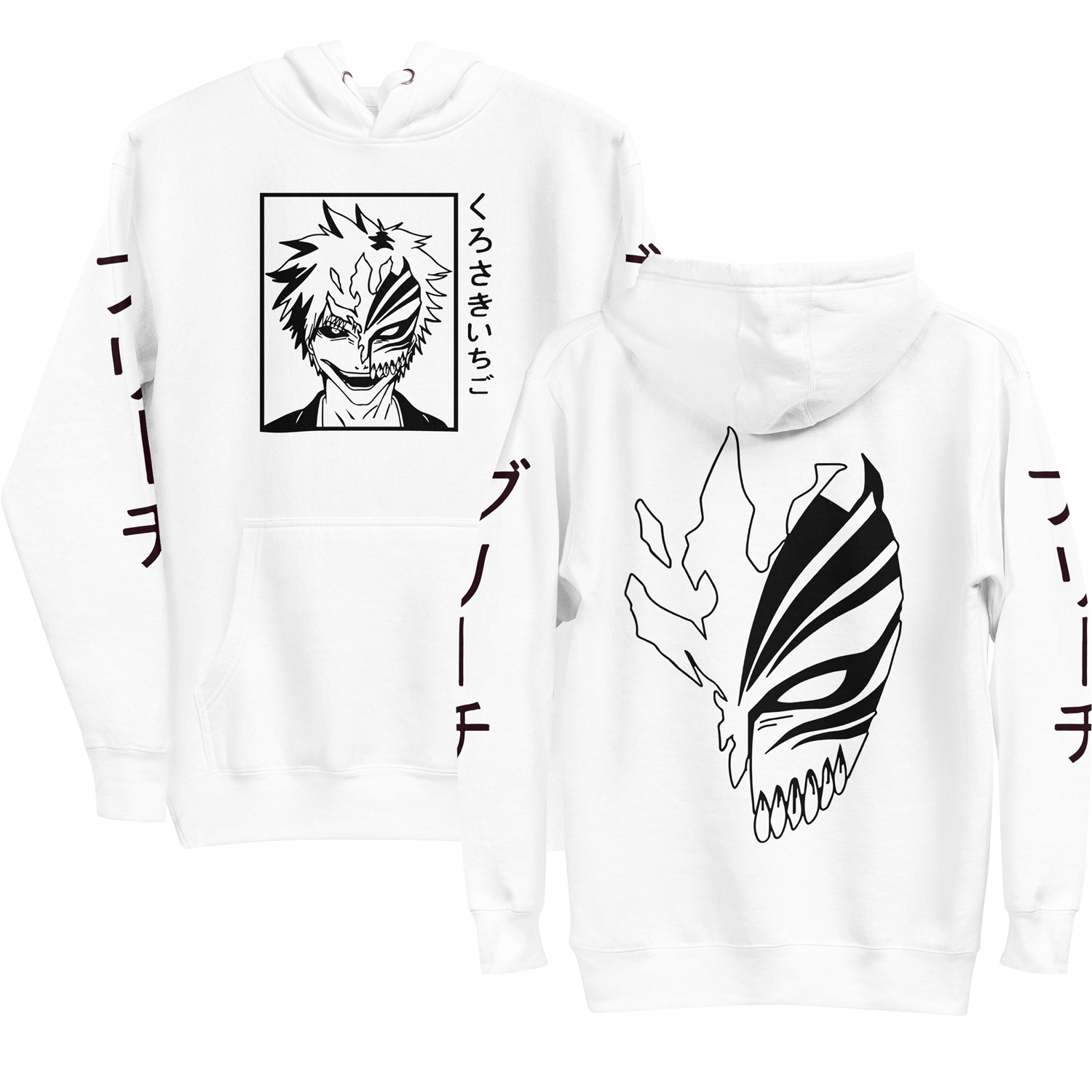 sudadera ichigo blanca