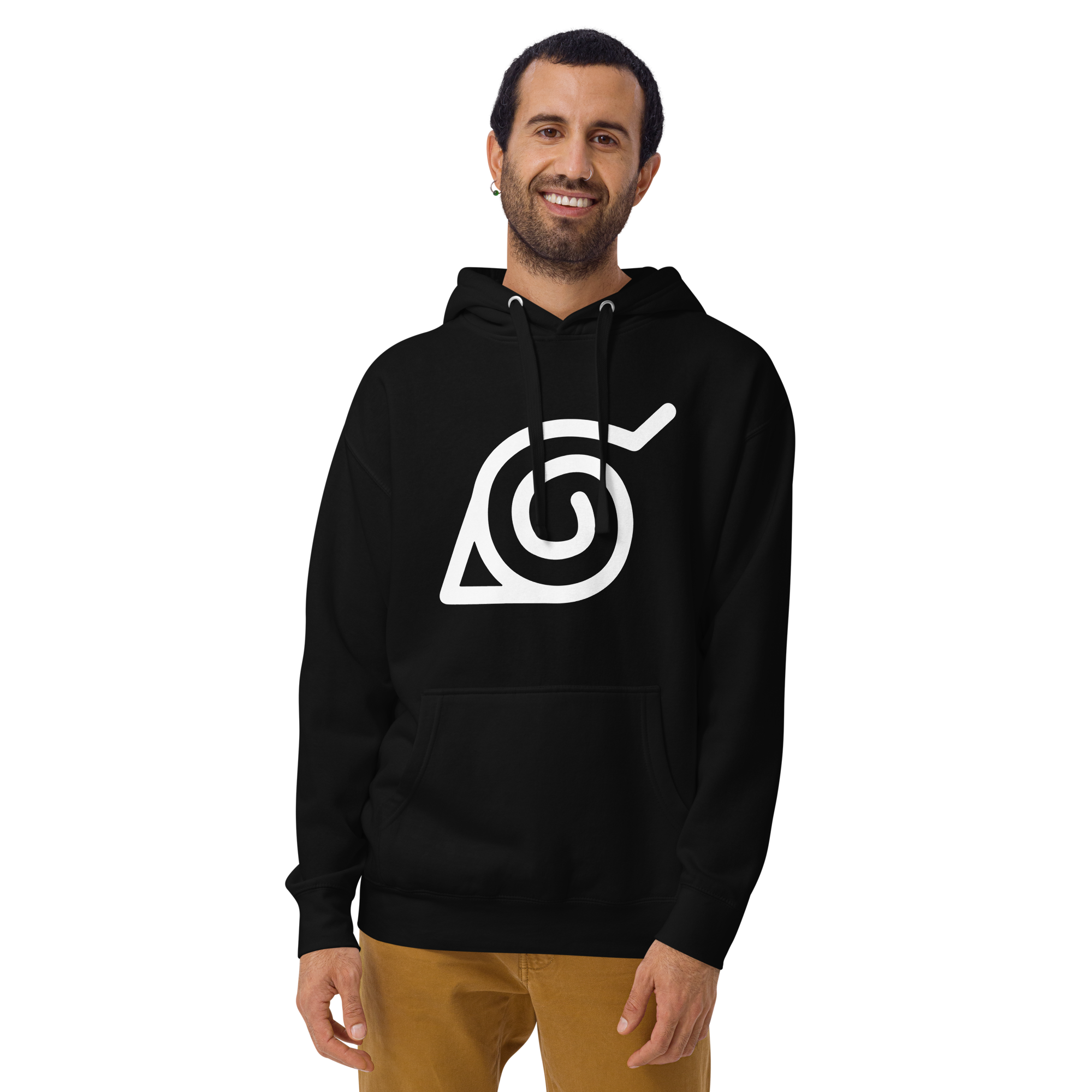 sudadera hombre negra naruto hoja sudadera hombre negra naruto hoja