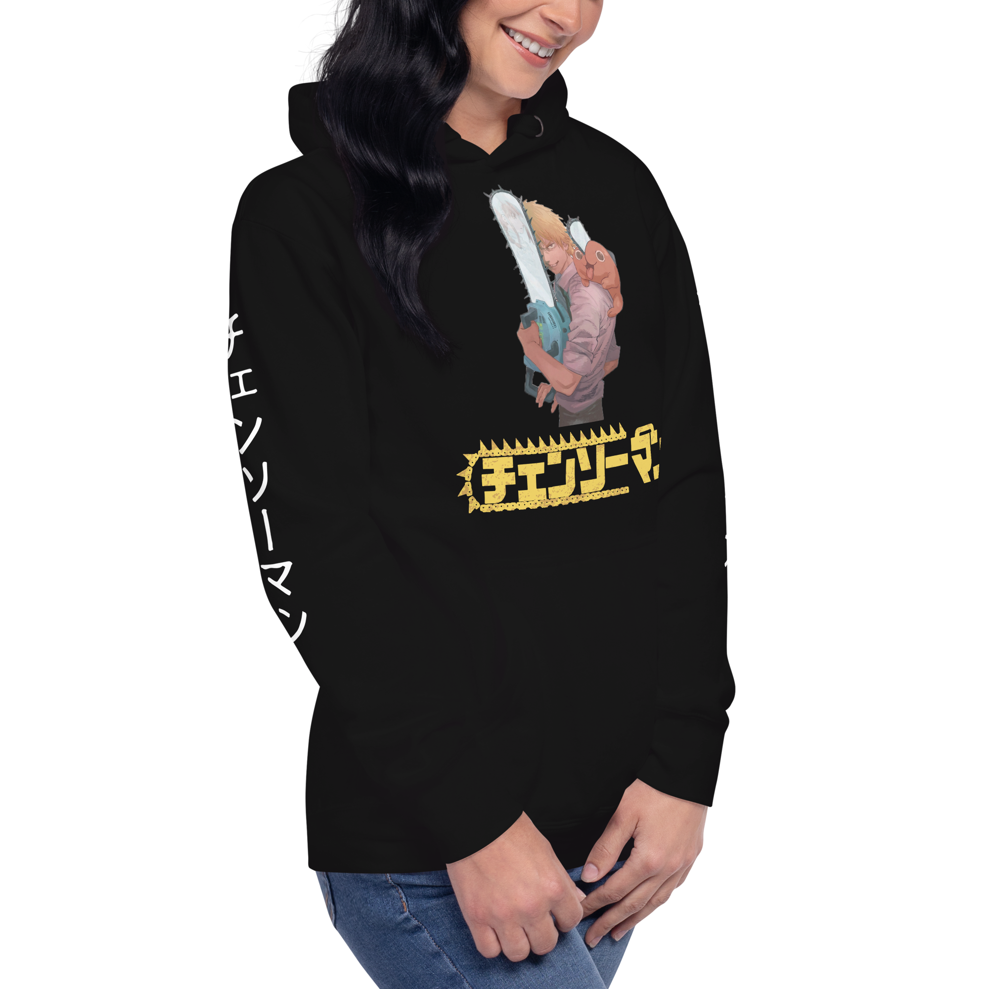 sudadera chainsaw man mujer pochita