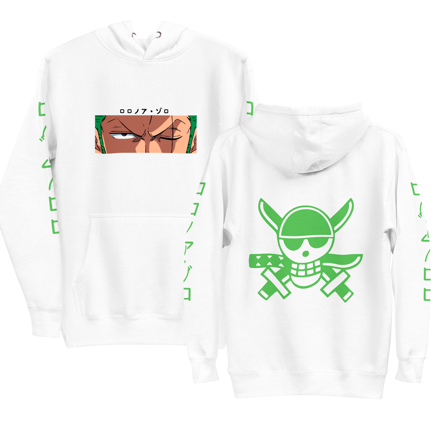 sudadera zoro blanca one piece sudadera zoro blanca one piece