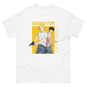 Camiseta de Ash Lynx y Eiji Okamura Banana Fish