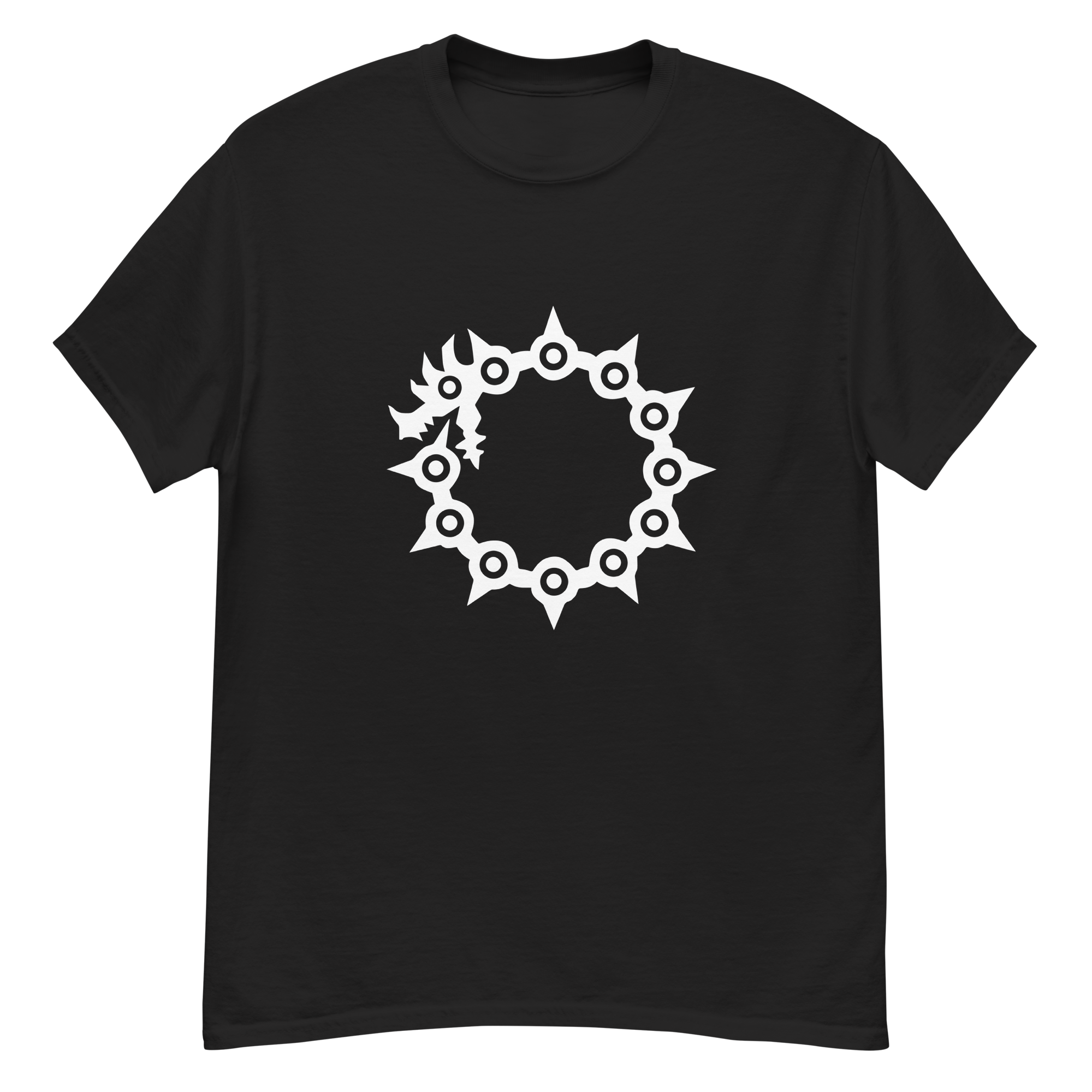 camiseta del simbolo del pecado de la ira