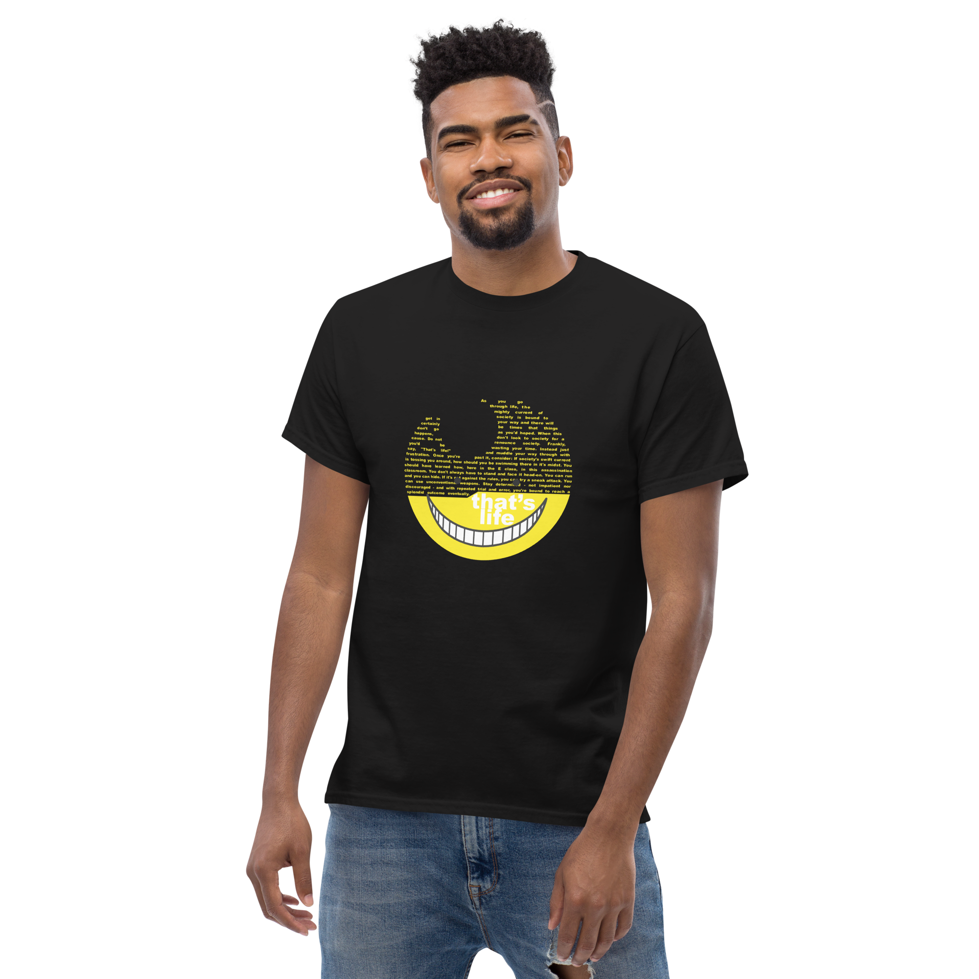 camiseta negra de koro sensei