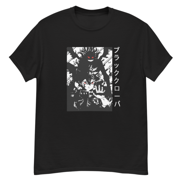 camiseta para hombre black clover