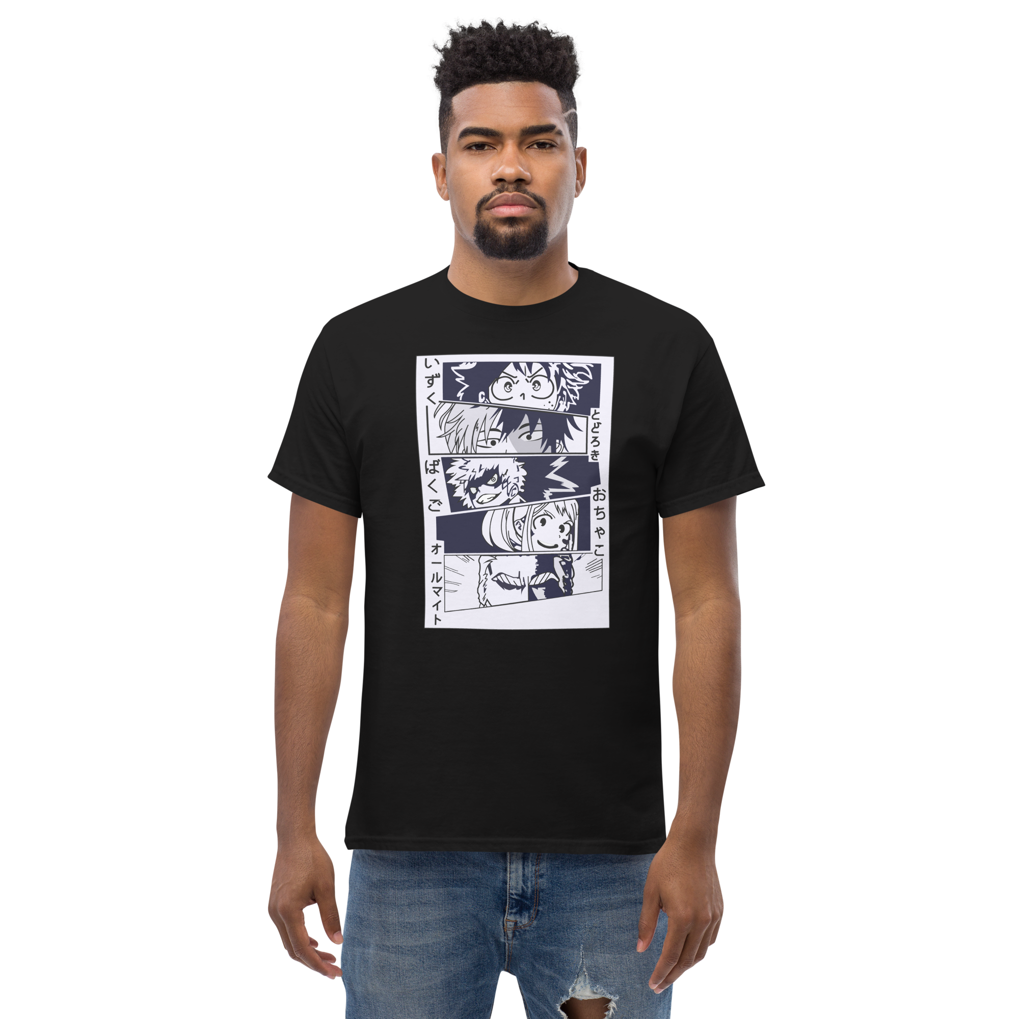 camiseta de los protagonistas de boku no hero camiseta de los protagonistas de boku no hero