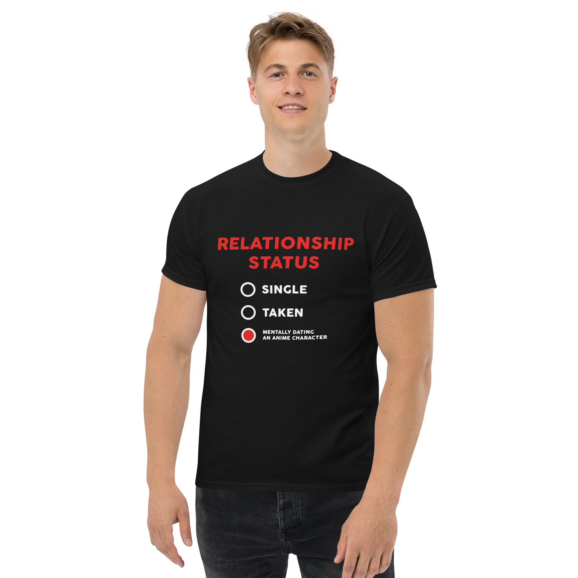 camiseta meme relaciones anime
