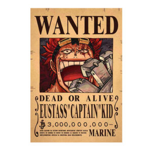 eustass capitan kid wanted