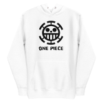 sudadera unisex blanca piratas heart