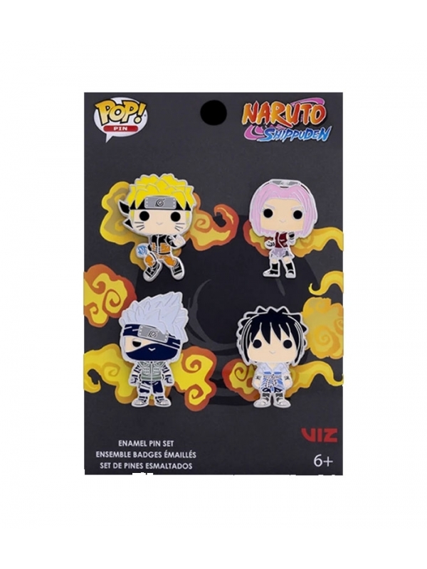 funko pop pins 4pk team 7 naruto