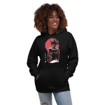 sudadera son goku negra mujer