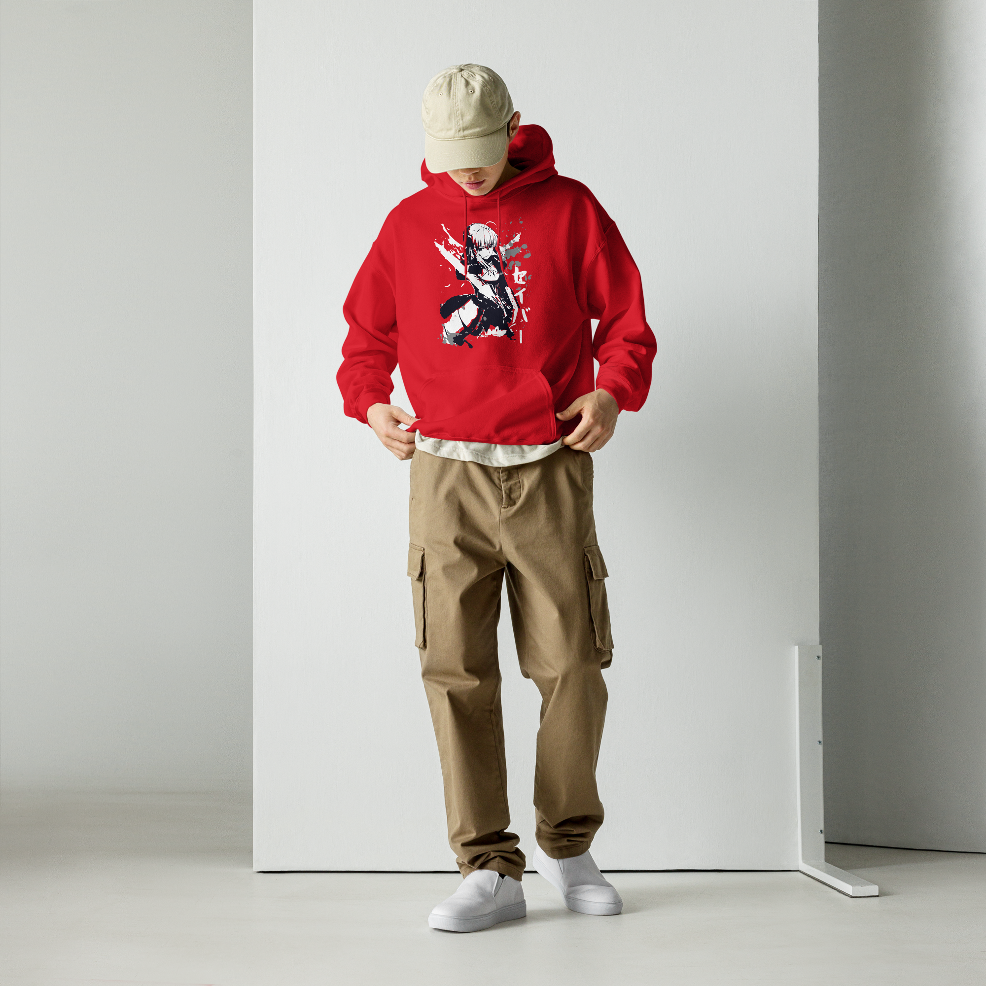 unisex-heavy-blend-hoodie-red-front-6411b3c31b300