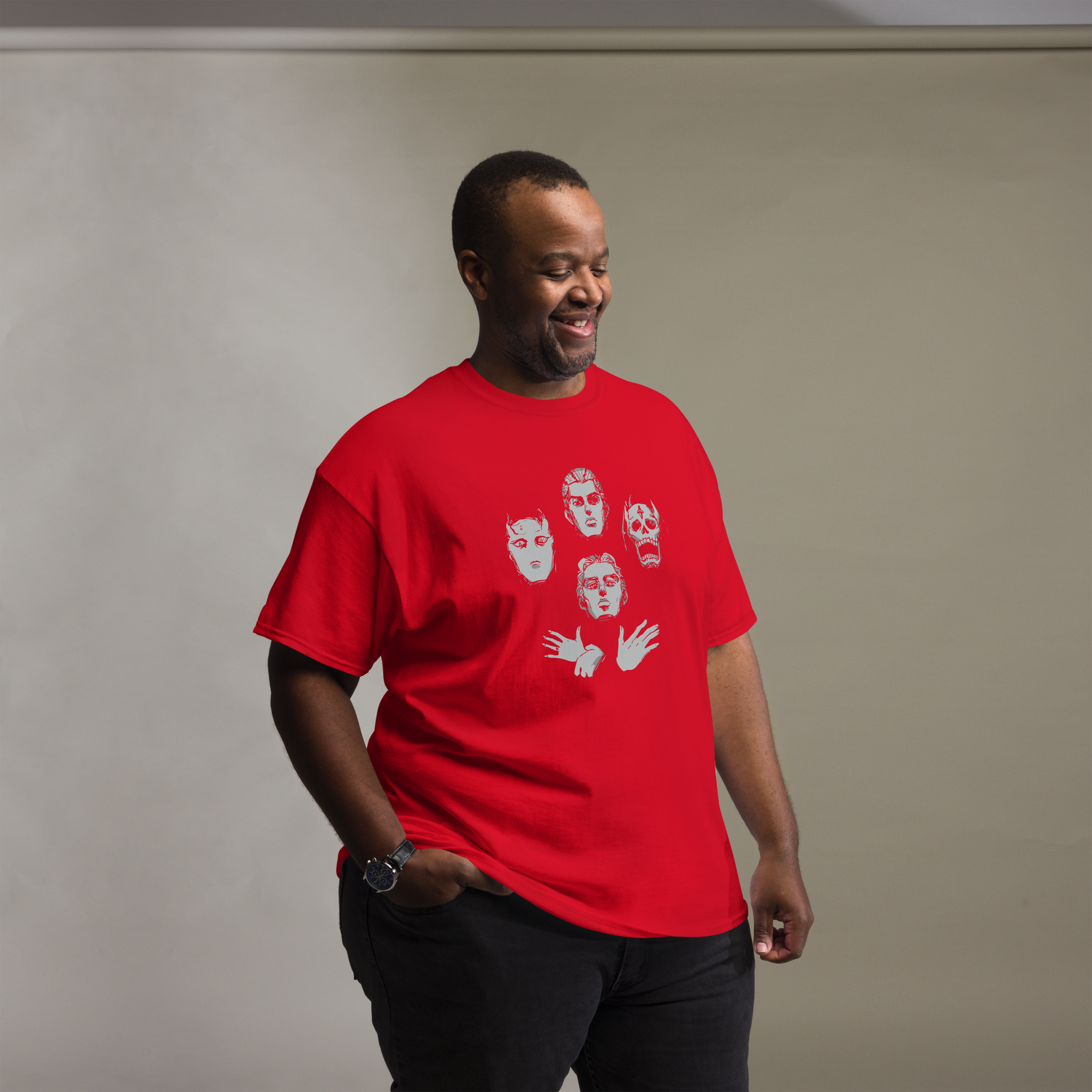 camiseta-roja-diamond-is-unbreakable-jojos