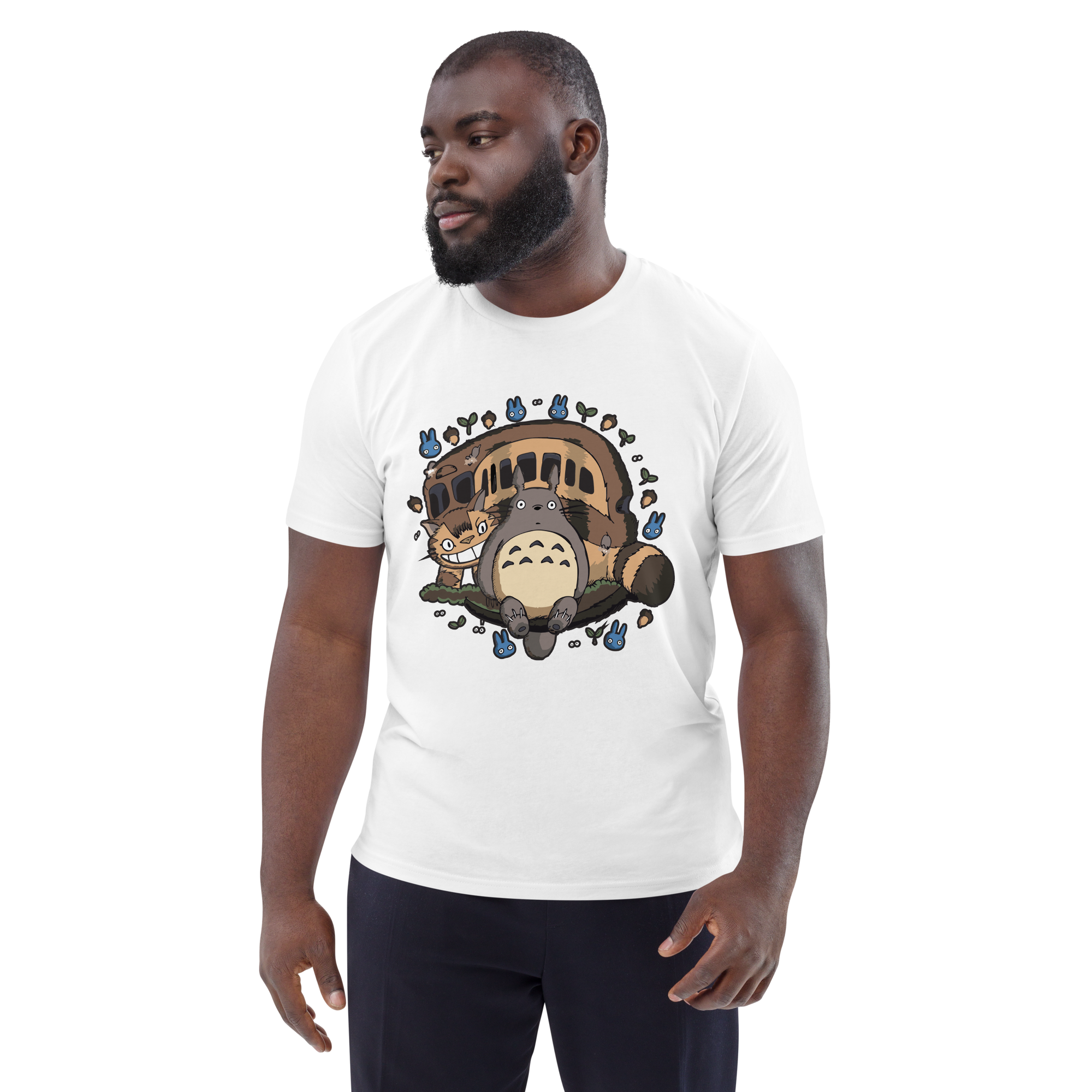 camiseta-hombre-totoro-blanca