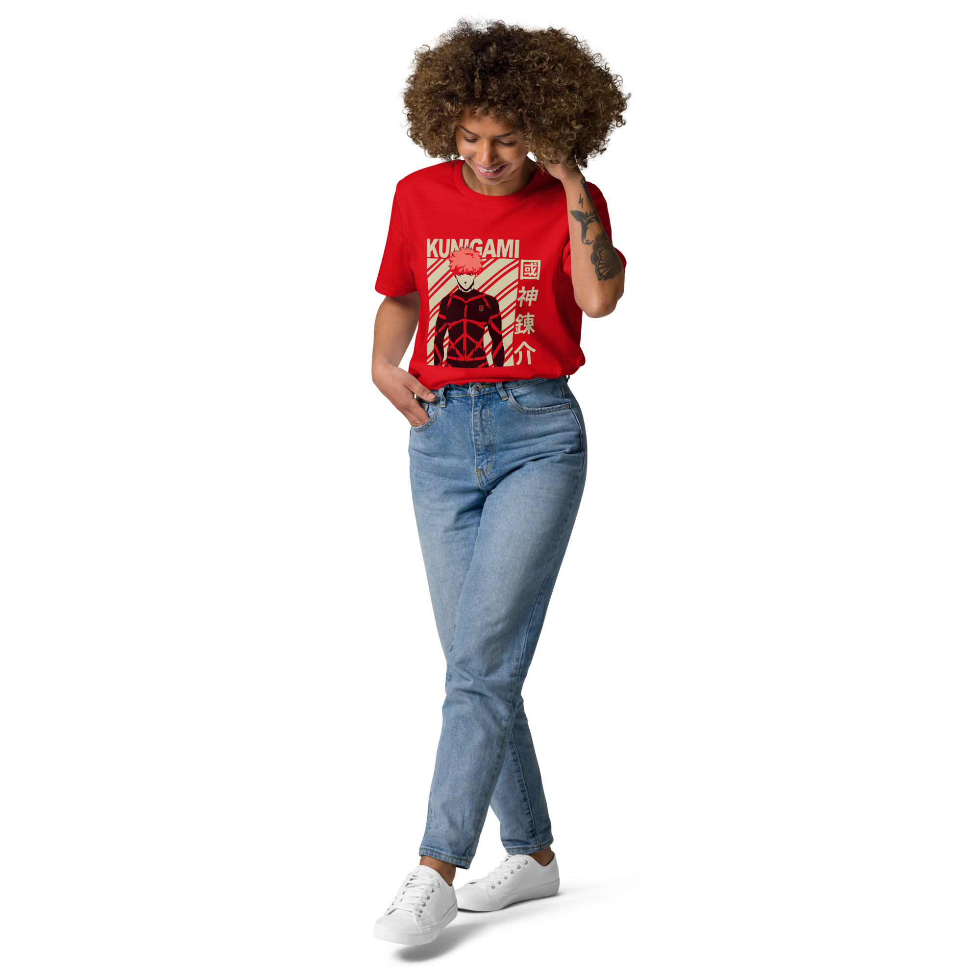 rensuke-kunigami-camiseta-bluelock-roja