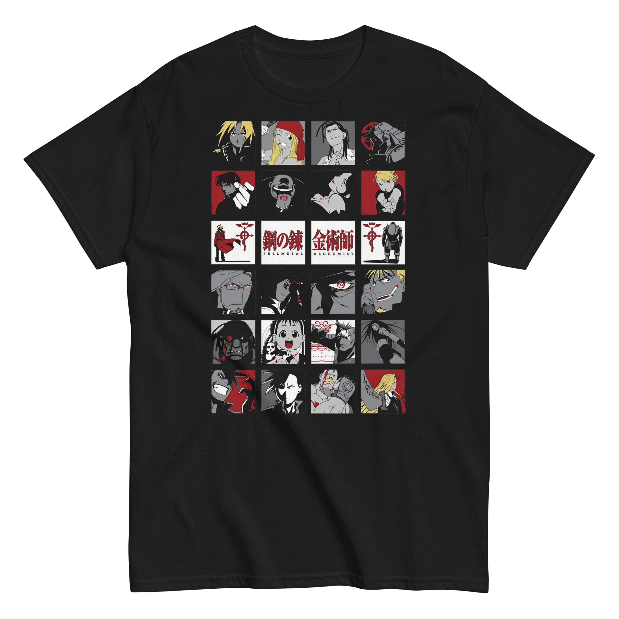 camiseta-fullmetal-alchemist-negra