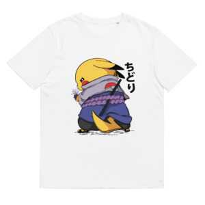 Camiseta fusión de Pikachu y Sasuke