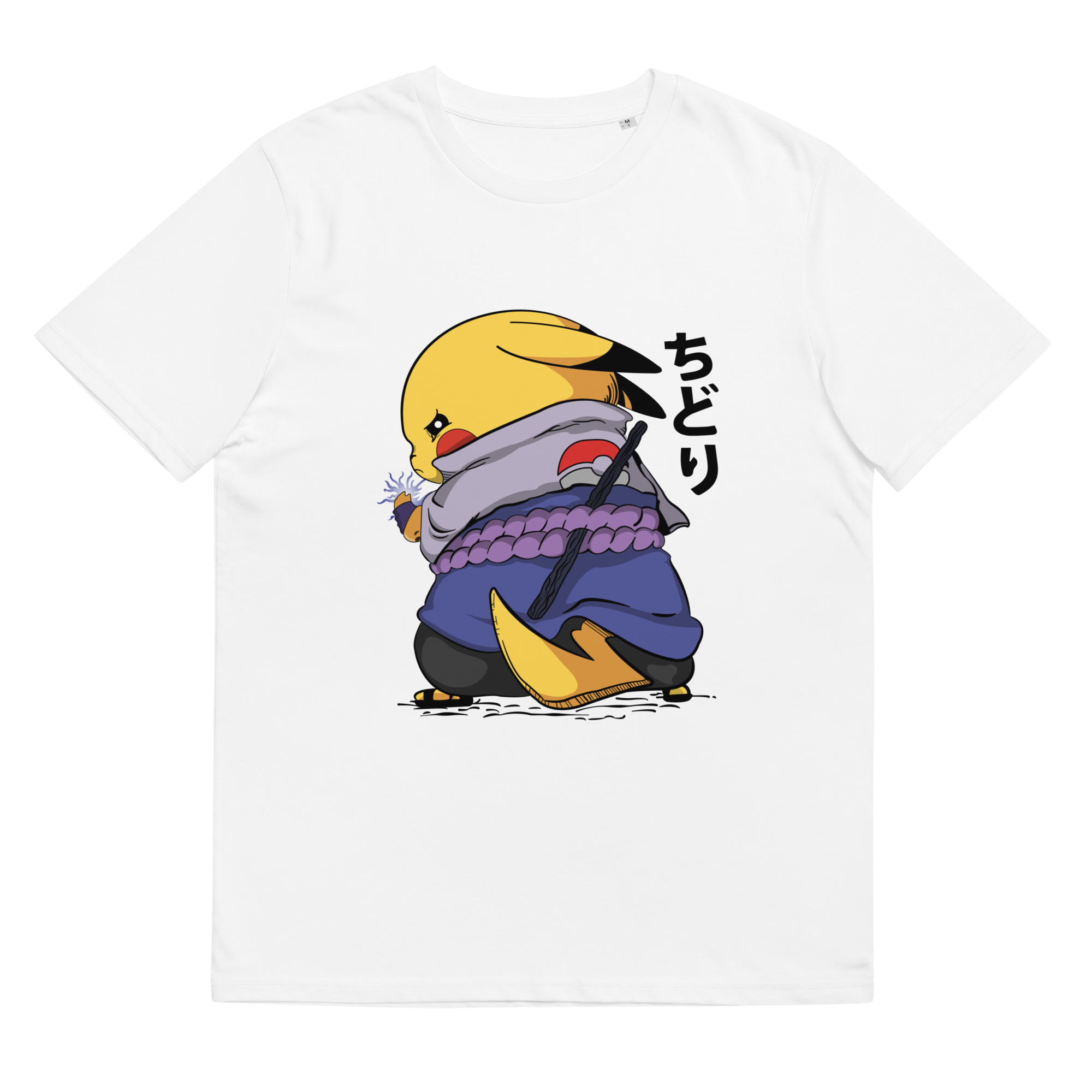 camiseta-pikachu-sasuke-blanca
