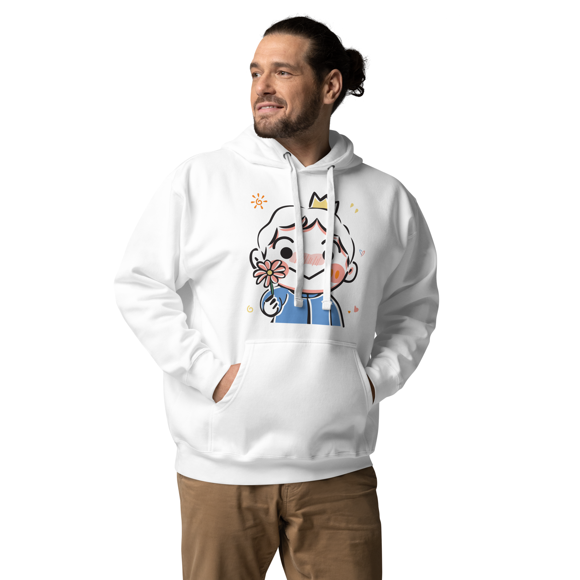 Ranking-of-Kings-sudadera-blanca