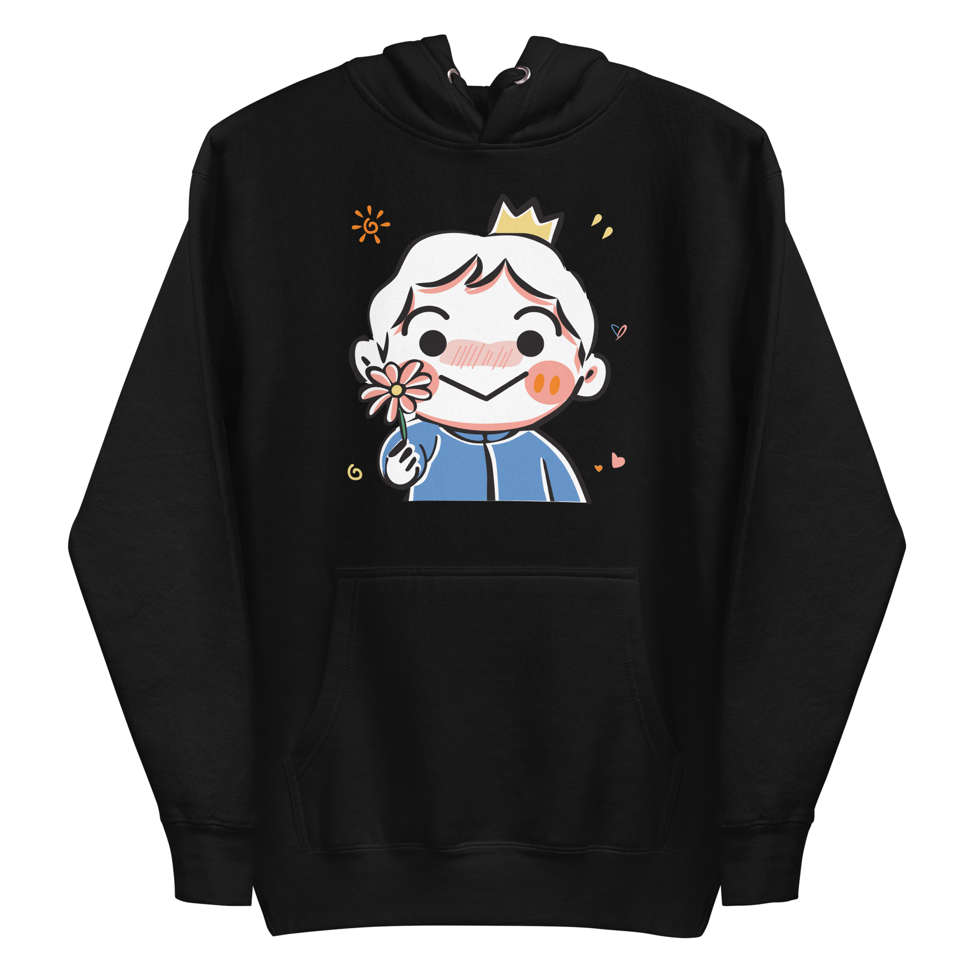 sudadera-príncipe-Bojji-negra