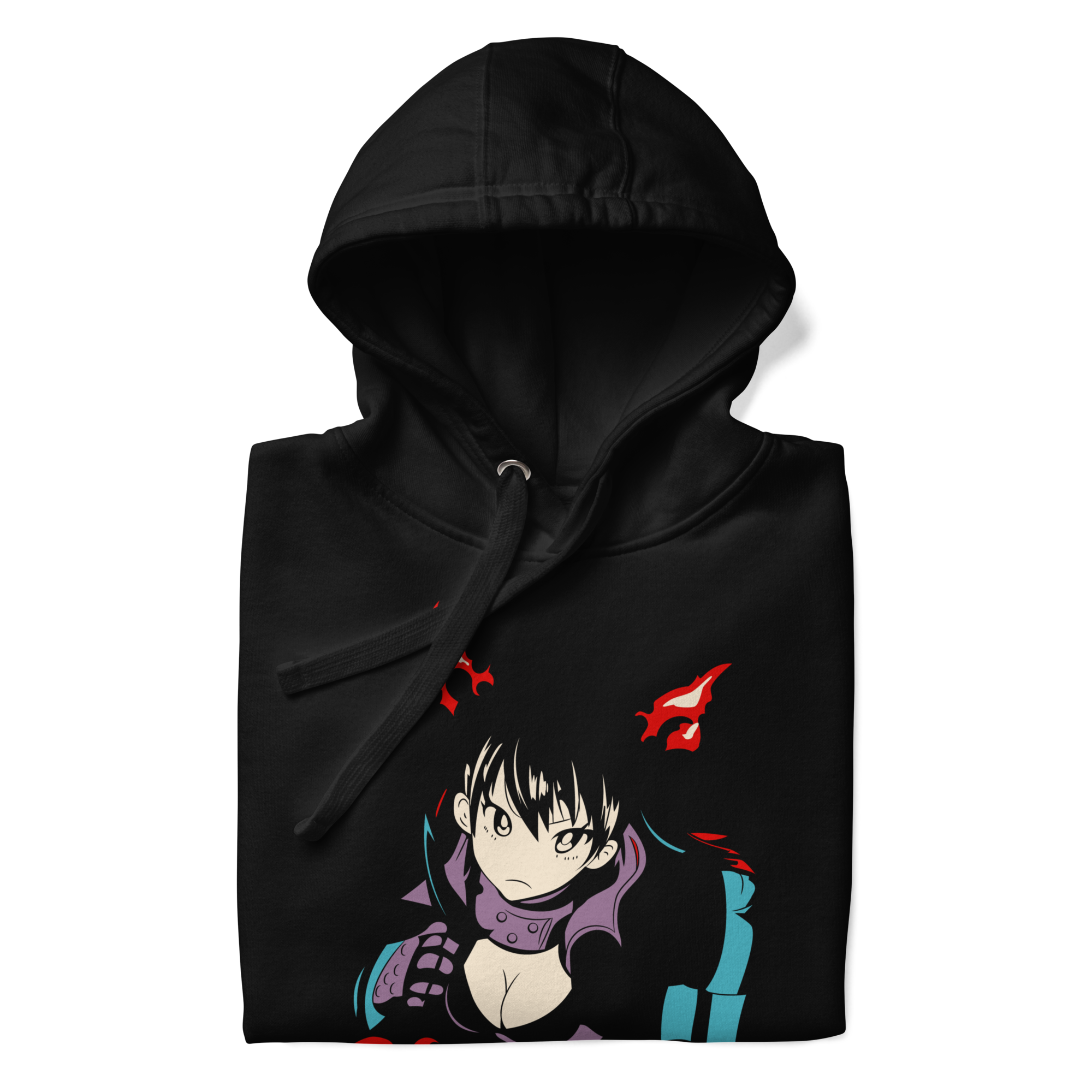 sudadera-Tamaki-Kotatsu-de-Fire-Force-negra