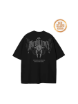 Camiseta Negra Oversize "Mordor y el Rey Brujo" - Exclusiva de Kokohai