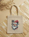 Bolsa de tela navidad Papá Noel