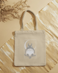Bolsa de Tela Espíritu del Bosque y Luna llena Estilo Anime