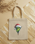 Bolsa de tela navidad personaje gruñón navideño