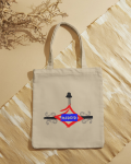 Bolsa de tela ciudad Madrid metro
