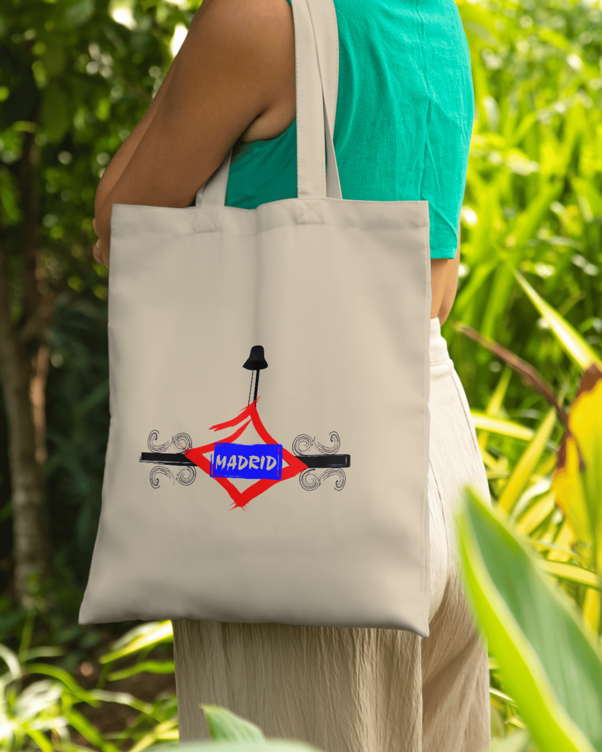 Tote bag Madrid metro modelo