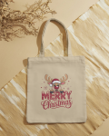 Bolsa de tela navidad Rudolph