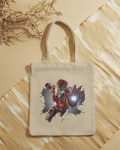 Bolsa de Tela Héroe de Armadura Tecnológico Cómics