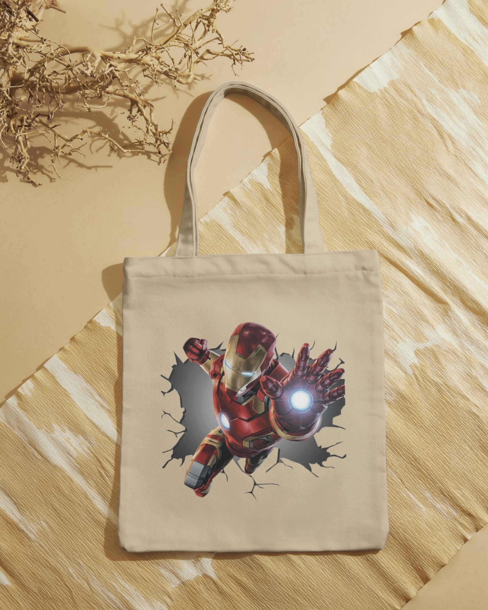 tote bag superhéroes iron man