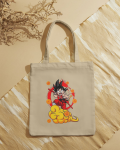 Bolsa de Tela Guerrero Saiyan en Nube Voladora