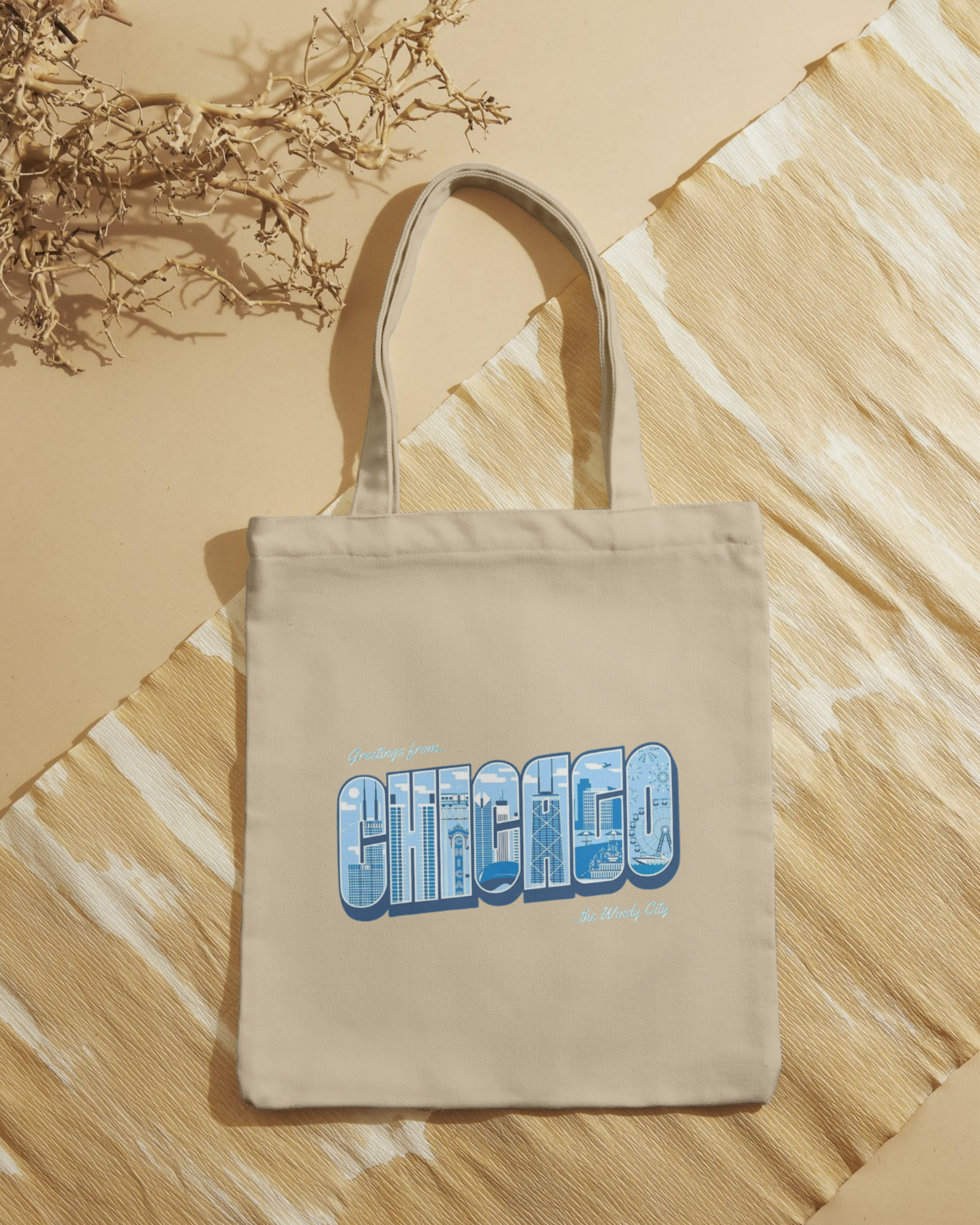 Tote bag Chicago