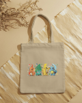 Bolsa de Tela Iniciales Anime